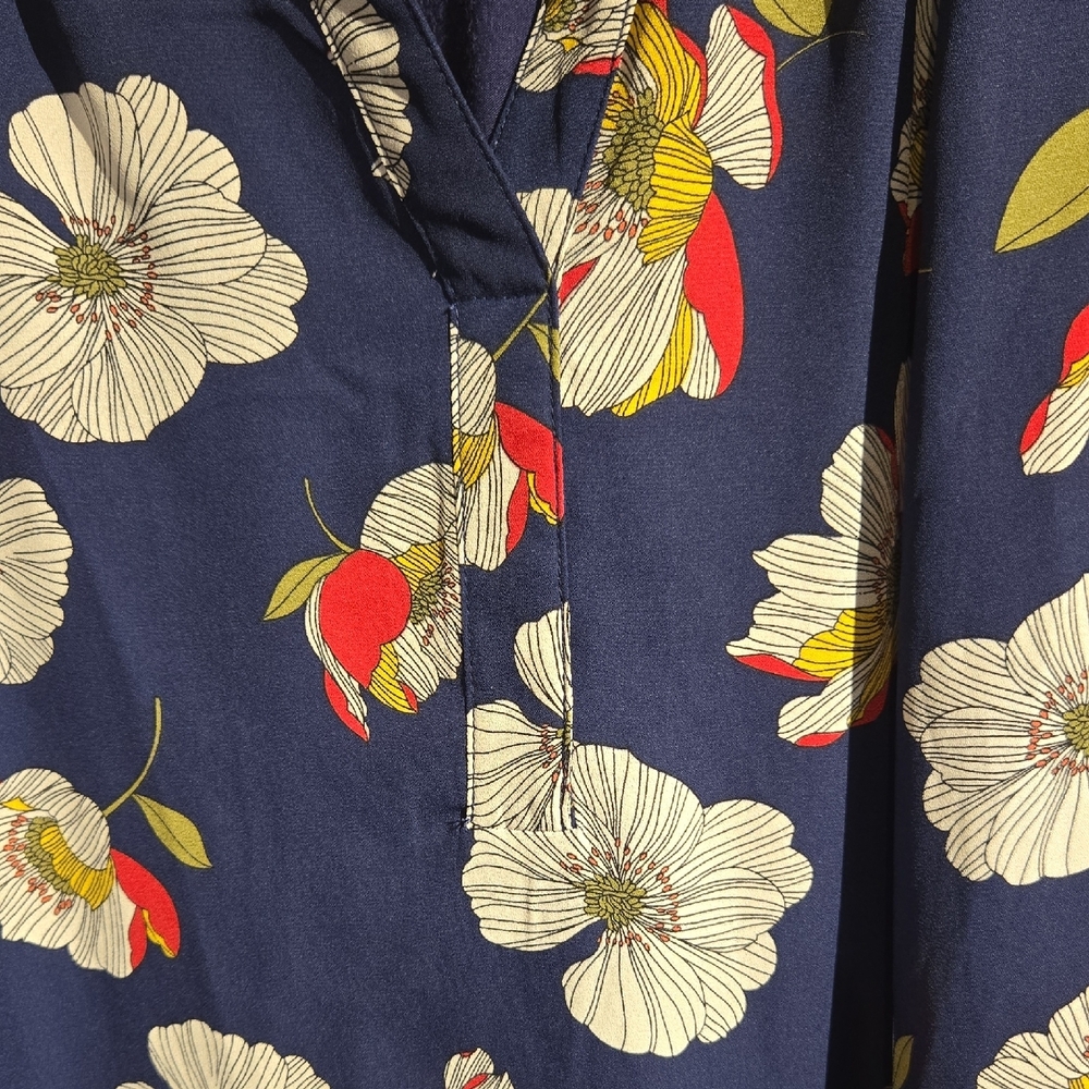 Papermoon Navy Floral Blouse